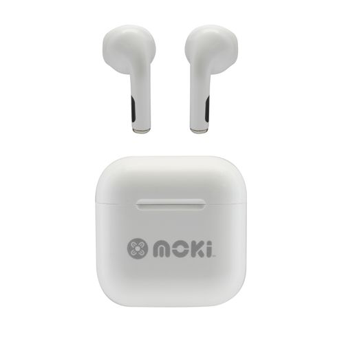 Moki Earbuds Pods Mini TWS White