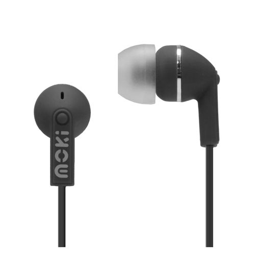 Moki Dots Noise Isolation Wired Earphones Black