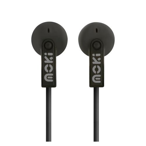 Moki Dots Noise Isolation Wired Earphones Black