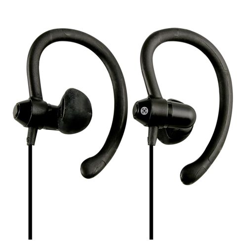 Moki 90 Sports Wired Earphones Black