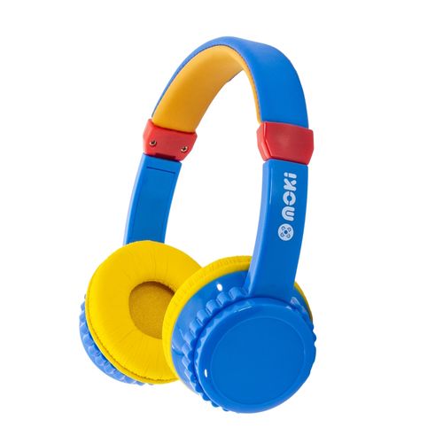 Moki PlaySafe Volume Limited Wireless Headphones Blue/Yellow