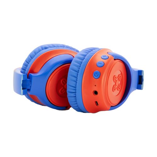 Moki Mixi Volume Limited Wireless Headphones Blue/Red