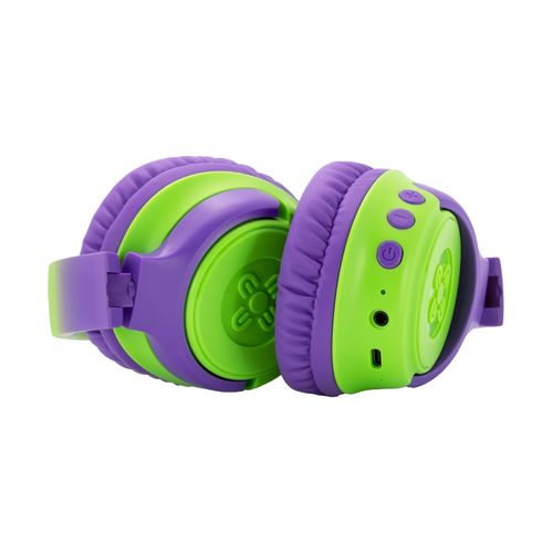 Moki Mixi Volume Limited Wireless Headphones Green/Purple