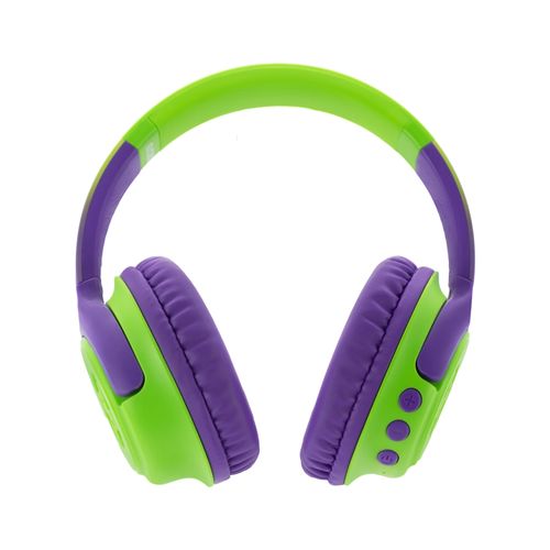 Moki Mixi Volume Limited Wireless Headphones Green/Purple
