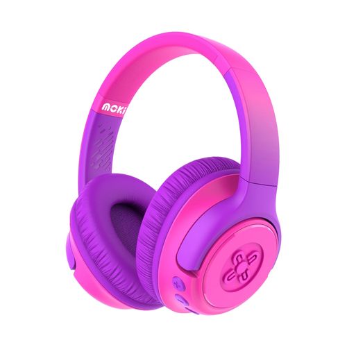 Moki Mixi Volume Limited Wireless Headphones Pink/Purple