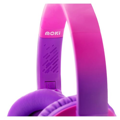 Moki Mixi Volume Limited Wireless Headphones Pink/Purple