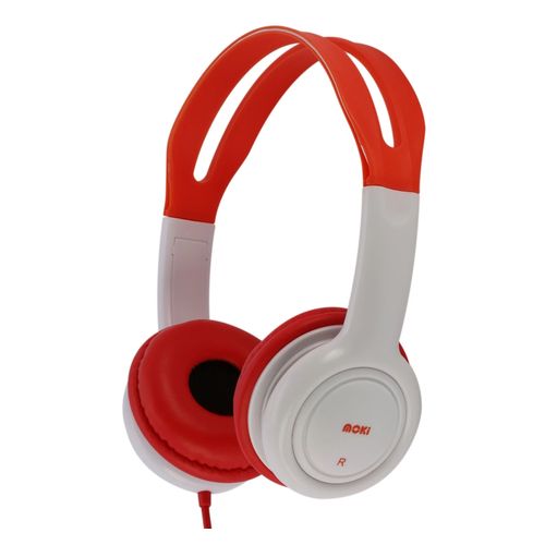 Moki Volume Limited Headphones For Kids Red