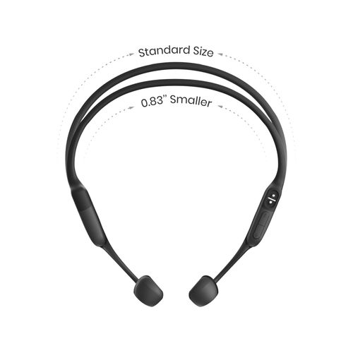 Shokz OpenRun Mini Bone Conduction Sports Bluetooth Headphones Black