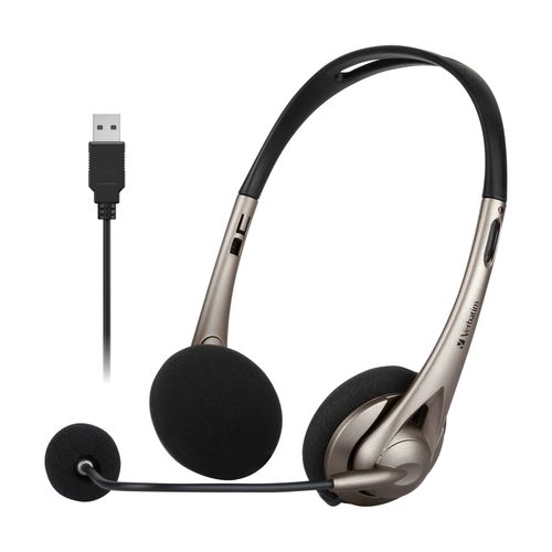 Verbatim USB Headset with Boom Mic
