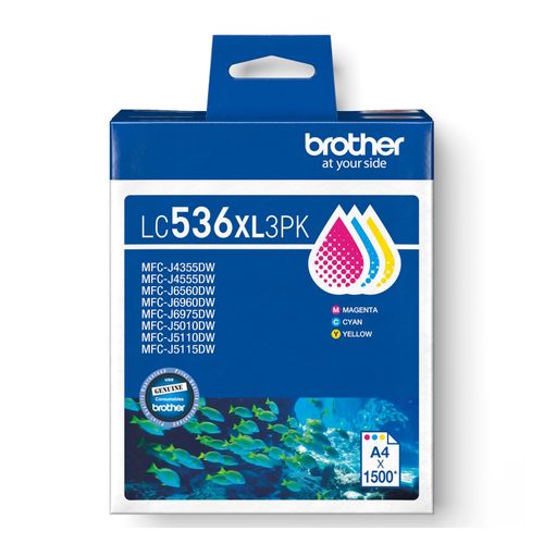 Brother LC-536XL CMY Pack