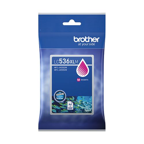 Brother LC-536XL Magenta Ink Cartridge - up to 1,500 pages