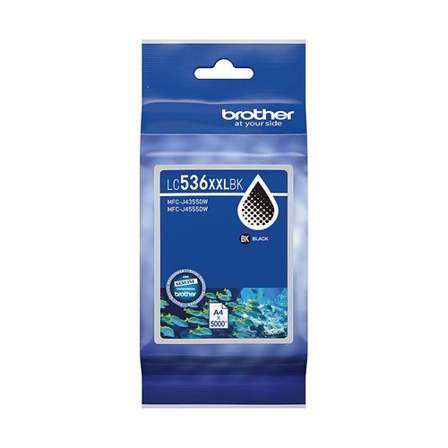 Brother LC-536XXL Black Ink Cartridge - up to 5,000 pages