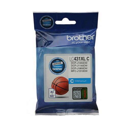 Brother LC-431XL Cyan Ink Cartridge - up to 500 pages