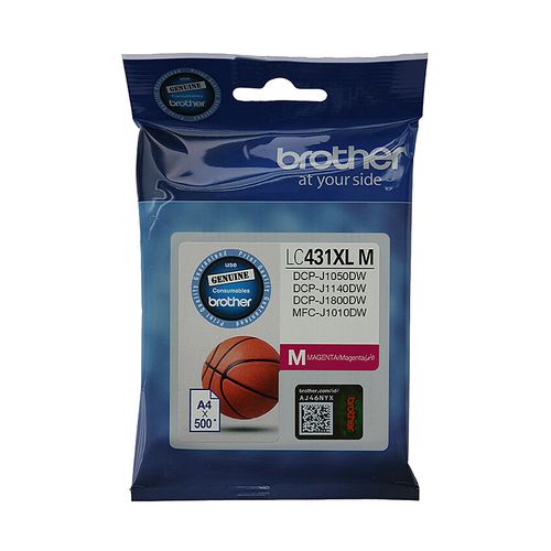 Brother LC-431XL Magenta Ink Cartridge - up to 500 pages