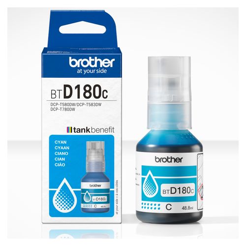 Brother Ink Tank BTD180C Cyan 48.8ml