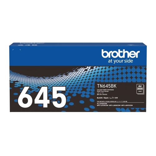 Brother TN-645BK Genuine Black Standard Yield Toner Cartridge