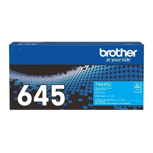 Brother TN-645C Genuine Cyan Standard Yield Toner Cartridge