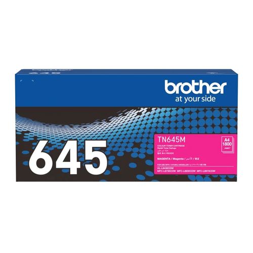 Brother TN-645M Genuine Magenta Standard Yield Toner Cartridge