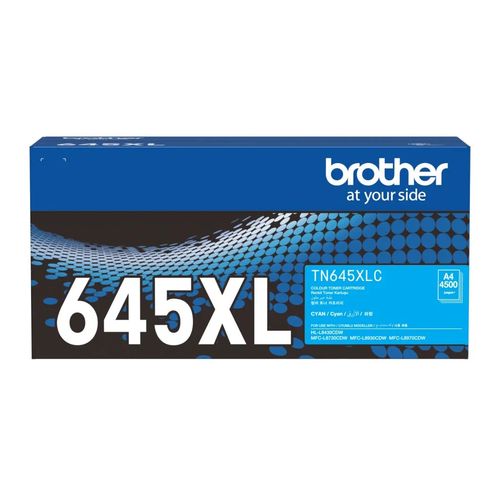 Brother TN-645XLC Genuine Cyan High Yield Toner Cartridge