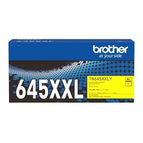 Brother TN-645XXLY Genuine Yellow Super High Yield Toner Cartridge
