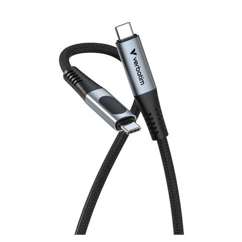 Verbatim Sync & Charge USB-C to USB-C 240W Cable with LED Display 1.2m