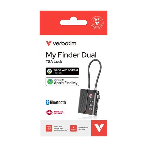 Verbatim My Finder Dual TSA Lock IOS & Android