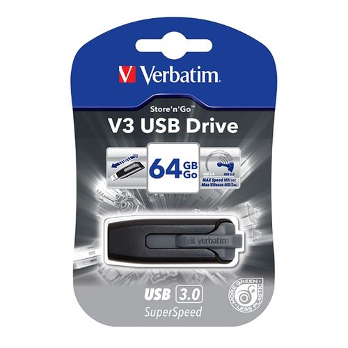 Verbatim Usb Flash Drive 64gb V3 3.0 Usb