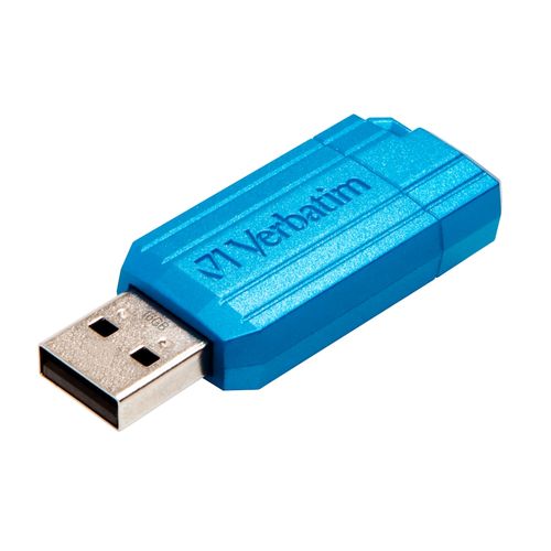 Verbatim Store And Go Usb Flash Drive 16gb Pinstripe Blue