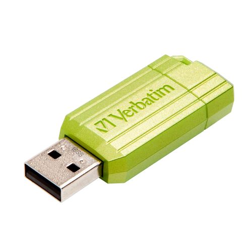 Verbatim Store And Go Usb Flash Drive 16gb Pinstripe Green