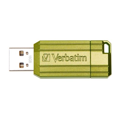 Verbatim Store And Go Usb Flash Drive 16gb Pinstripe Green