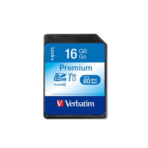 Verbatim Memory Card 16Gb Class 10 SDHC
