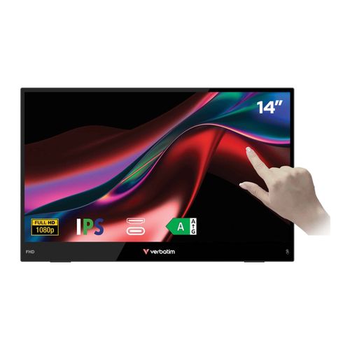 Verbatim Portable Touchscreen Monitors Light Series 15.6'