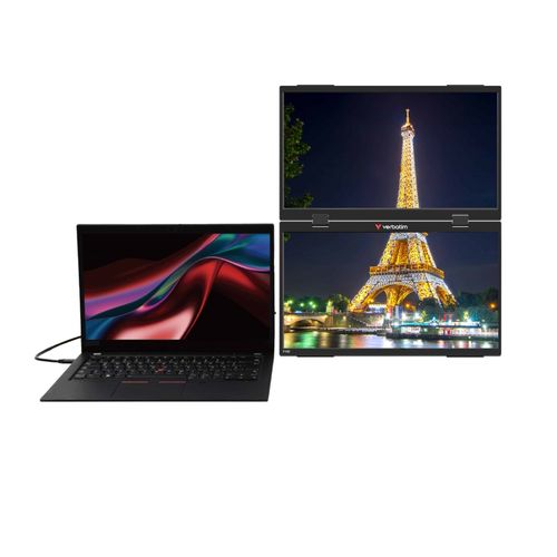 Verbatim Dual Portable Monitor 15.6'