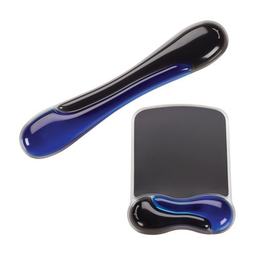 Kensington Mouse Pad Duo Gel Wrist Rest Black/Blue