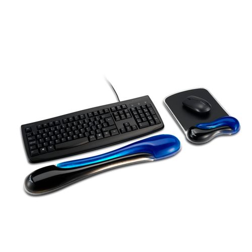 Kensington Mouse Pad Duo Gel Wrist Rest Black/Blue