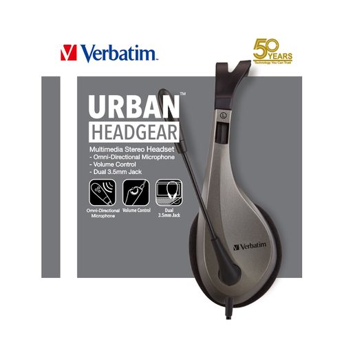 Verbatim Headset Stereo With Microphone