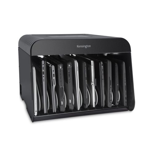 Kensington Charge Rack With Locking Door 12 Bay AC Power