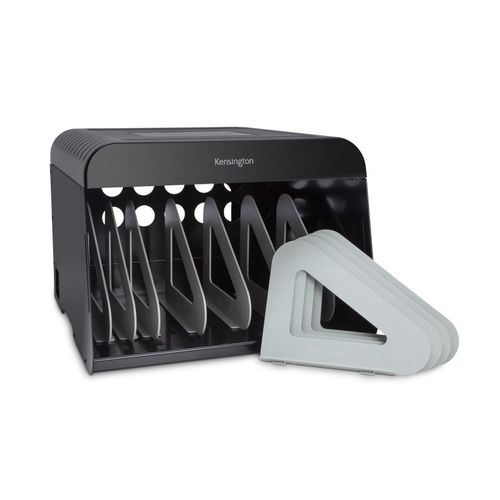 Kensington Charge Rack With Locking Door 12 Bay AC Power