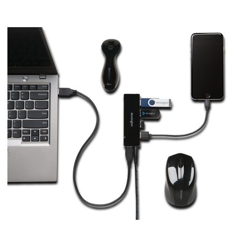 Kensington Usb Hub UH4000C Usb 3.0 4 Port With Charging