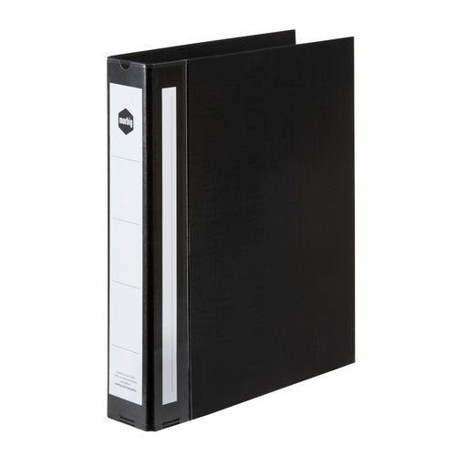 Marbig Ring Binder Deluxe A4 38mm 3d Pe Black