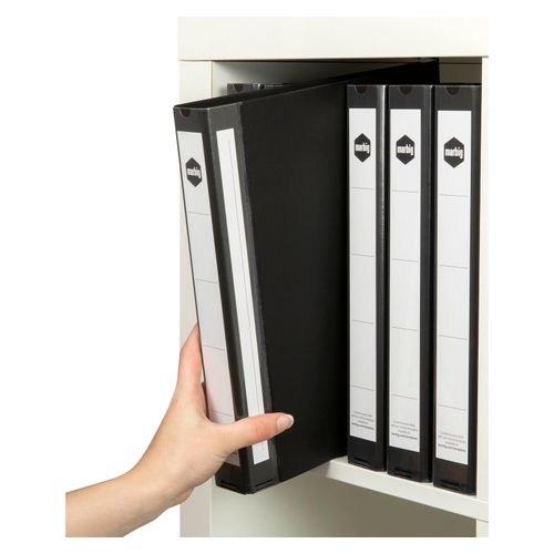 Marbig Ring Binder Deluxe A4 25mm 4d Pe Black