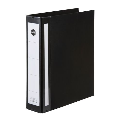 Marbig Ring Binder Deluxe A4 50mm 4d Pe Black