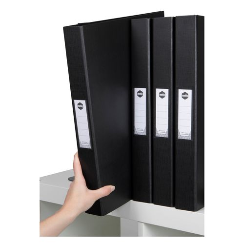 Marbig Ring Binder Deluxe A3 32mm 3d Pvc Black