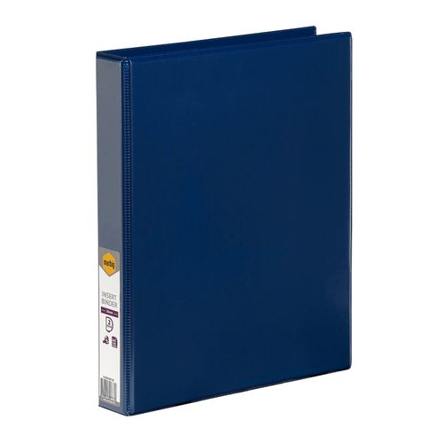 Marbig Clearview Insert Ring Binder A4 25mm 2d Blue
