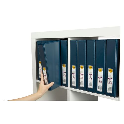 Marbig Clearview Insert Ring Binder A4 38mm 2d Blue