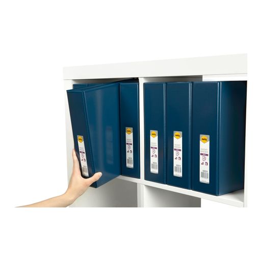 Marbig Clearview Insert Ring Binder A4 50mm 2d Blue
