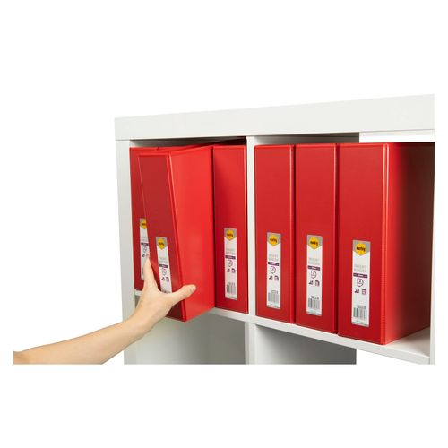 Marbig Clearview Insert Ring Binder A4 50mm 2d Red