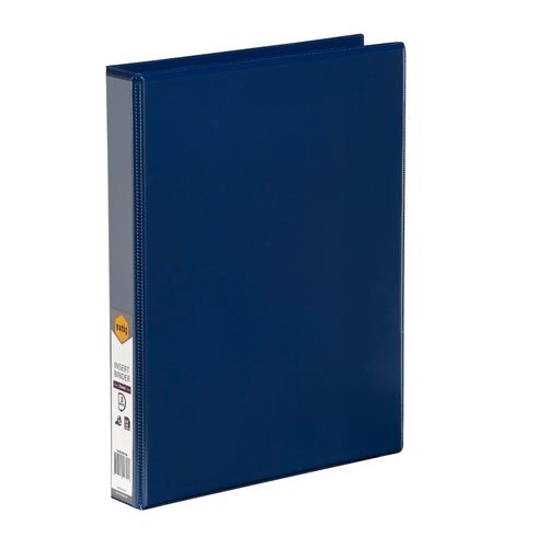 Marbig Clearview Insert Ring Binder A4 25mm 3d Blue