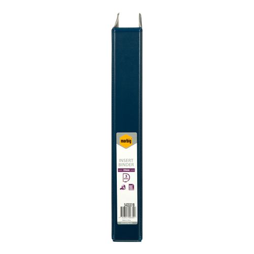 Marbig Clearview Insert Ring Binder A4 25mm 3d Blue