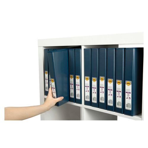 Marbig Clearview Insert Ring Binder A4 25mm 3d Blue